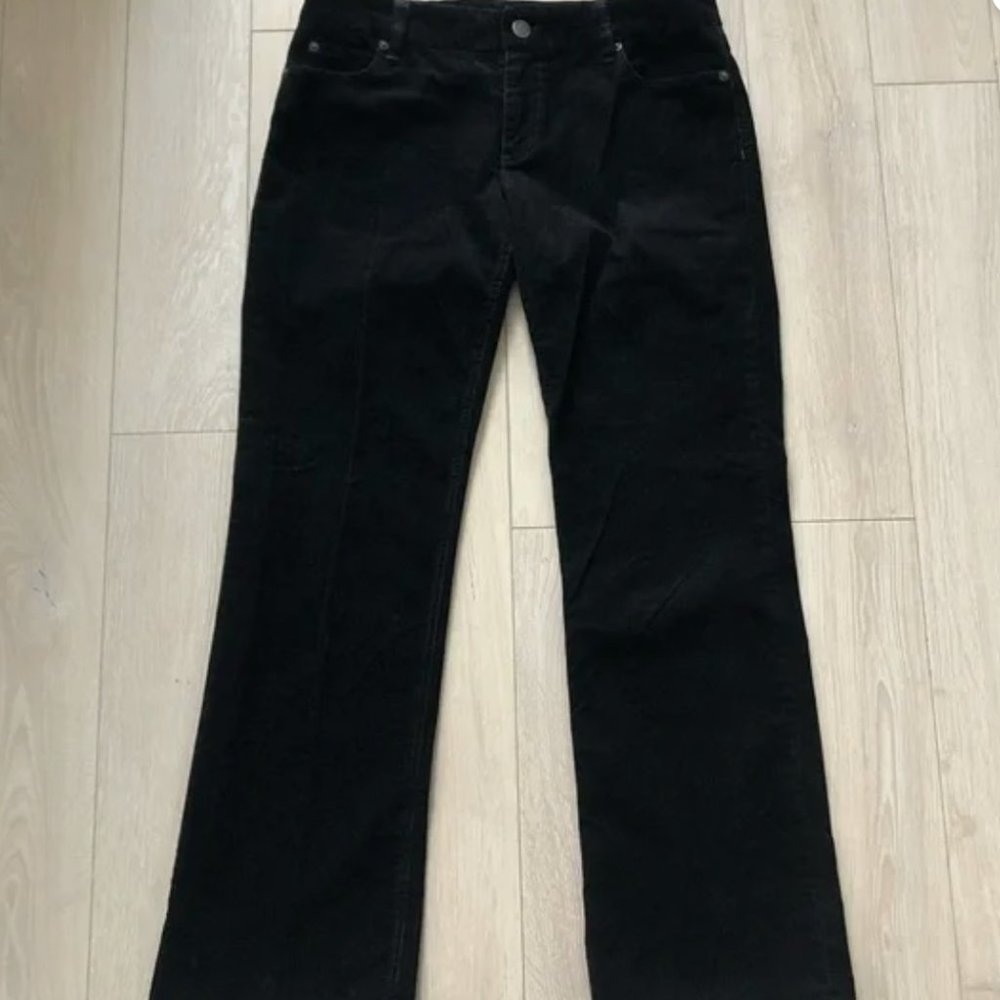 J. Crew Bootcut Corduroy Favorite Fit Pants in Black